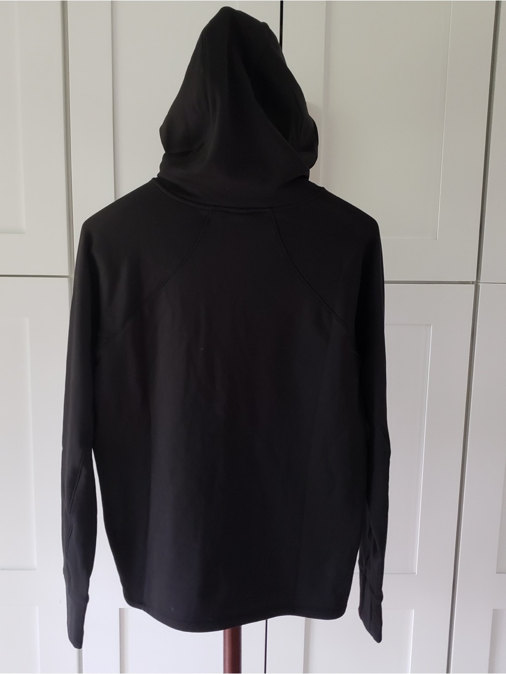 Athleta Black Branded Hoodie Tag‎ Detail - Picture 3 of 5